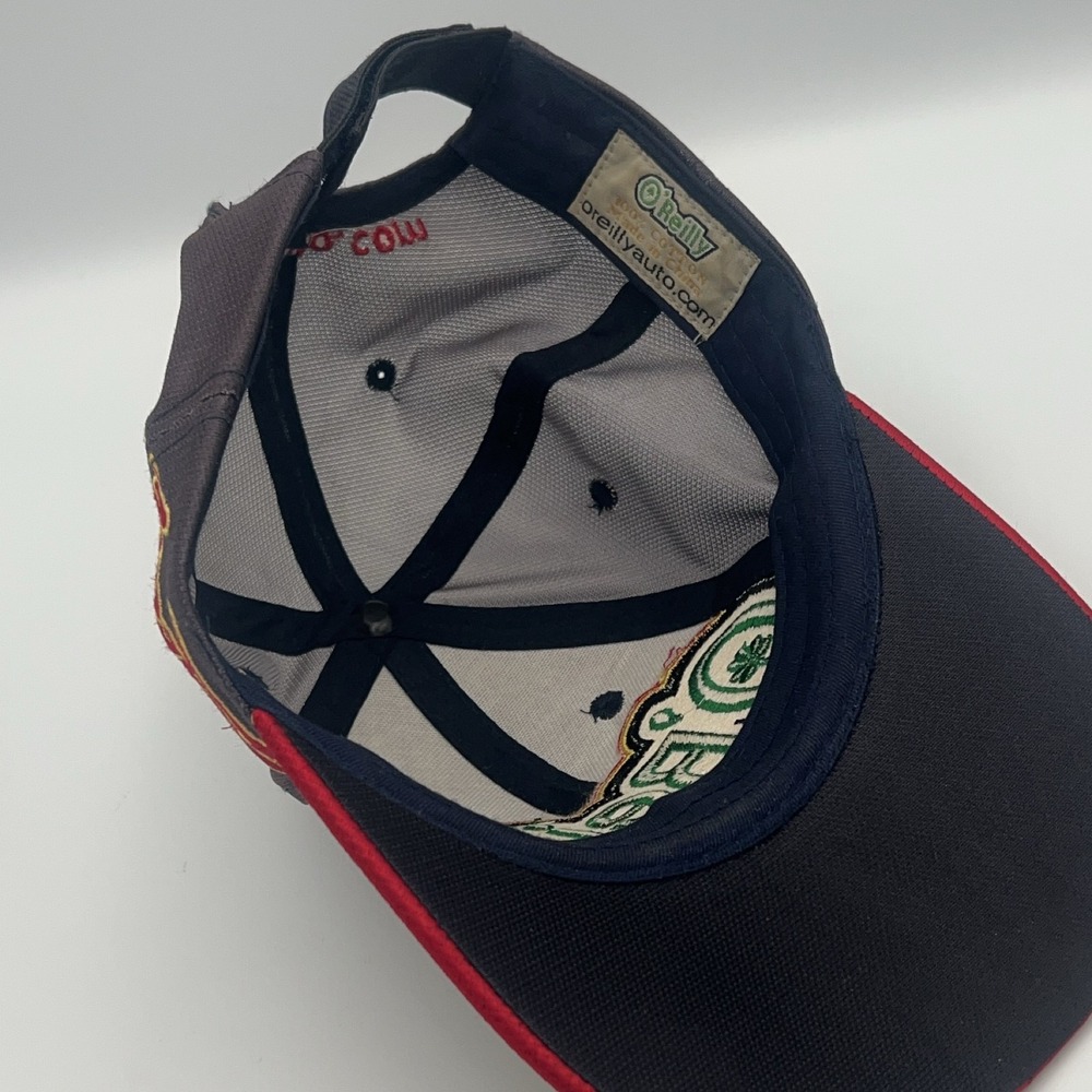 O'Reilly Auto Parts Racing Baseball Cap Adjustable Embroidered Flames American - Picture 6 of 7